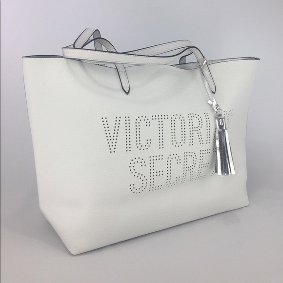 Victoria's Secret Handbags - New Victoria’s Secret VS White Tote Bag
